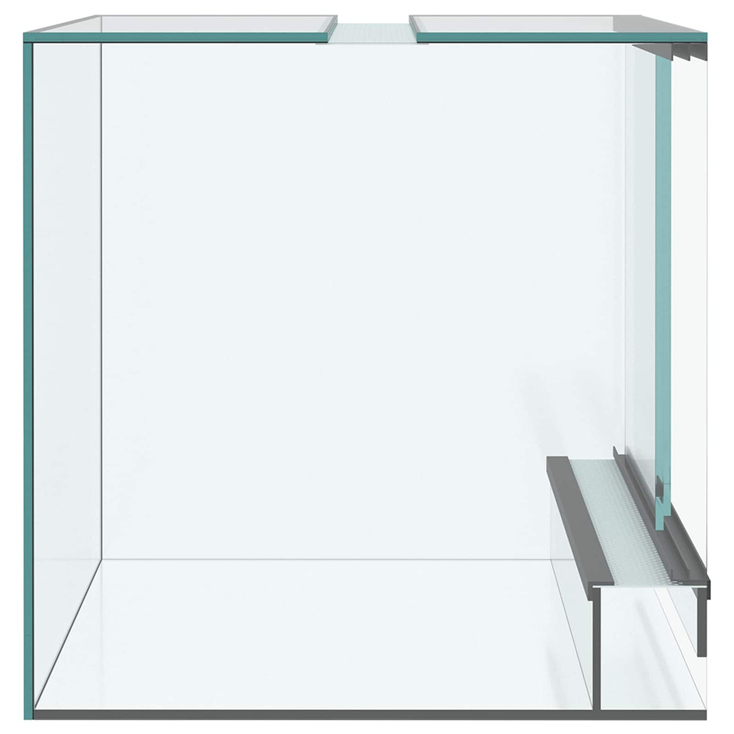 Terrarium med opbevaring Transparent 30 x 30 x 30 cm Glas
