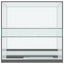 Terrarium med opbevaring Transparent 30 x 30 x 40 cm Glas