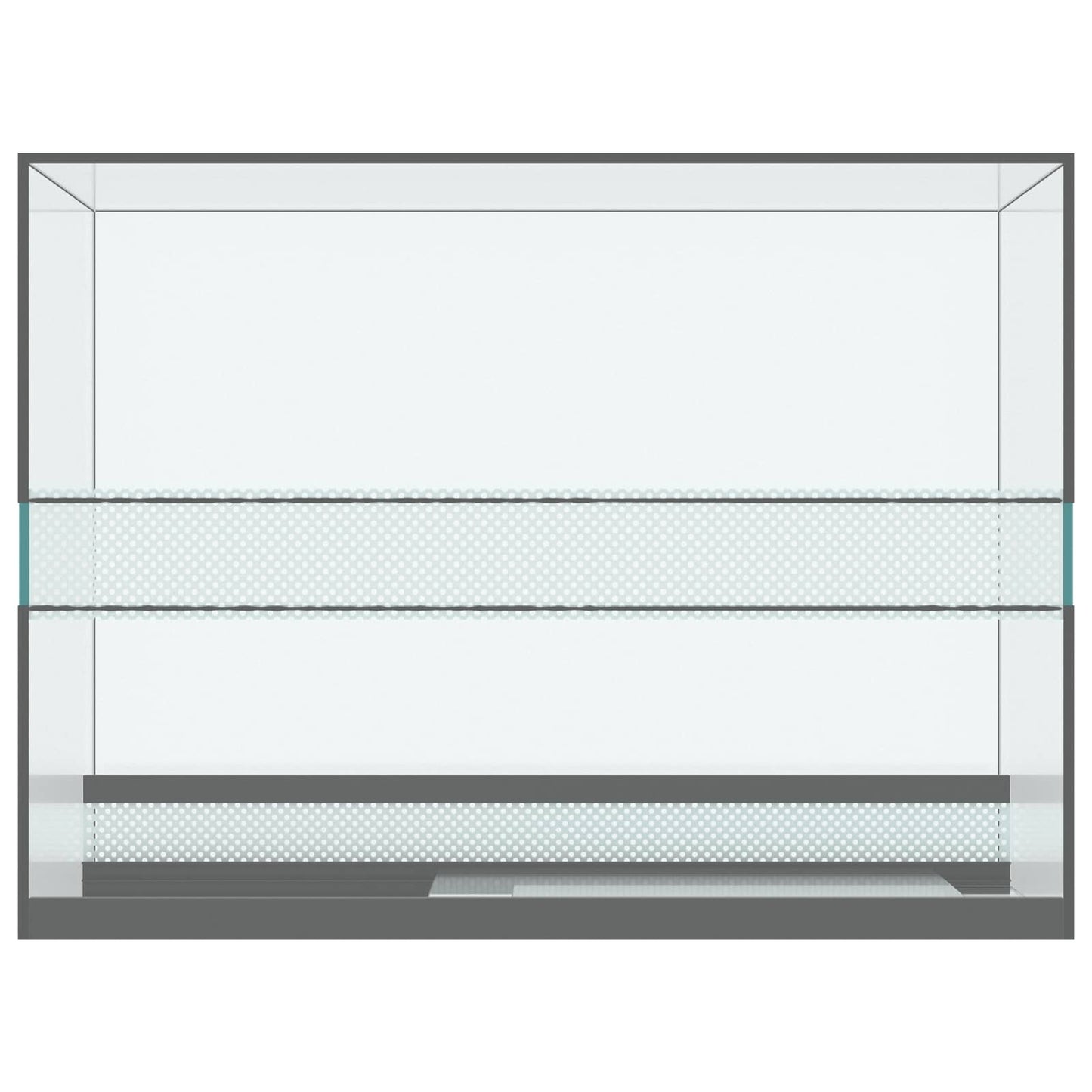 Terrarium med opbevaring Transparent 40 x 30 x 30 cm Glas