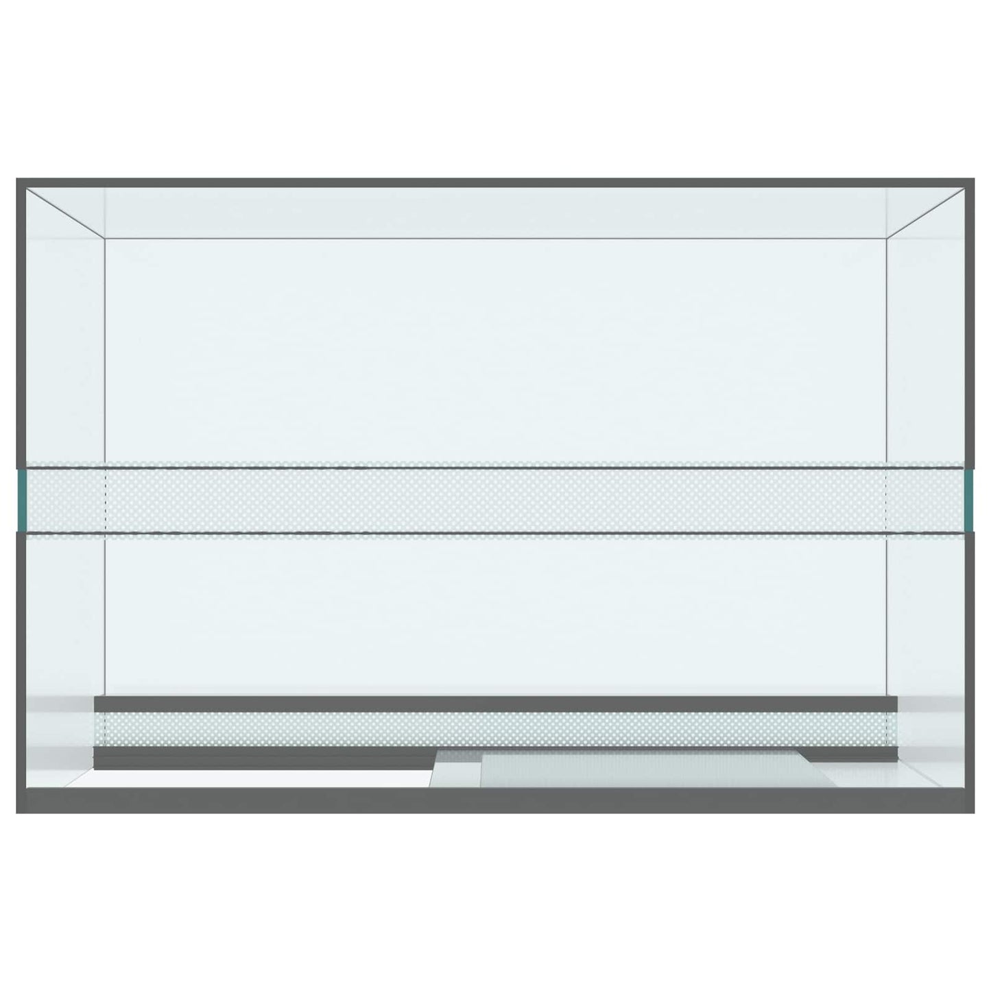 Terrarium med opbevaring Transparent 60 x 40 x 40 cm Glas
