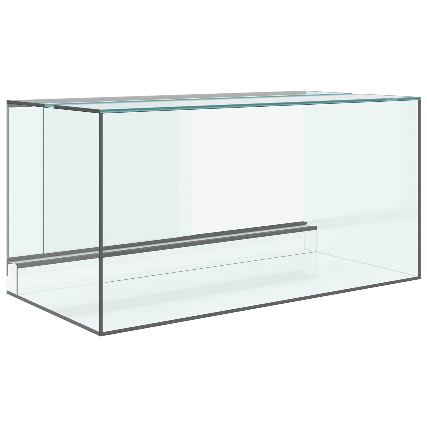 Terrarium med opbevaring Transparent 80 x 40 x 40 cm Glas