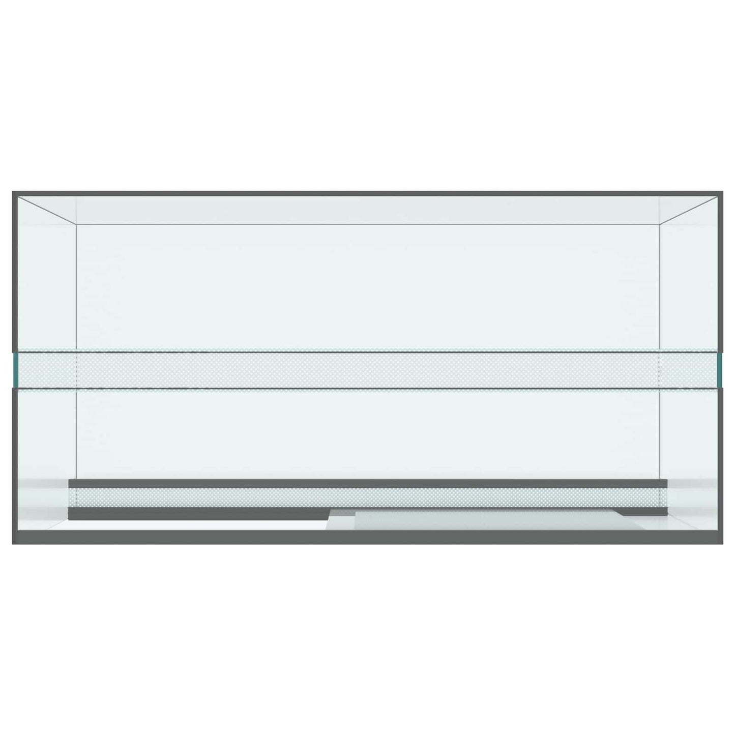 Terrarium med opbevaring Transparent 80 x 40 x 40 cm Glas