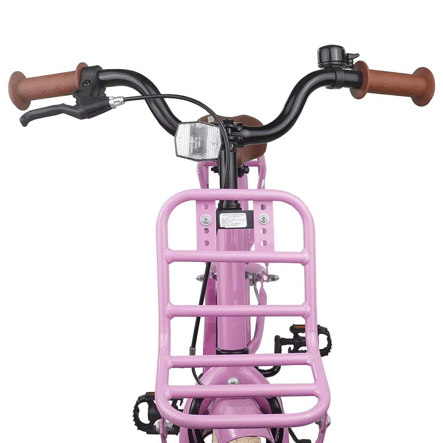 Børnecykel 18 tommer til 5-7 år gammel Lys pink