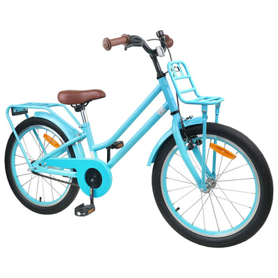 Børnecykel 18 tommer til 5-7 år gammel Lyseblå