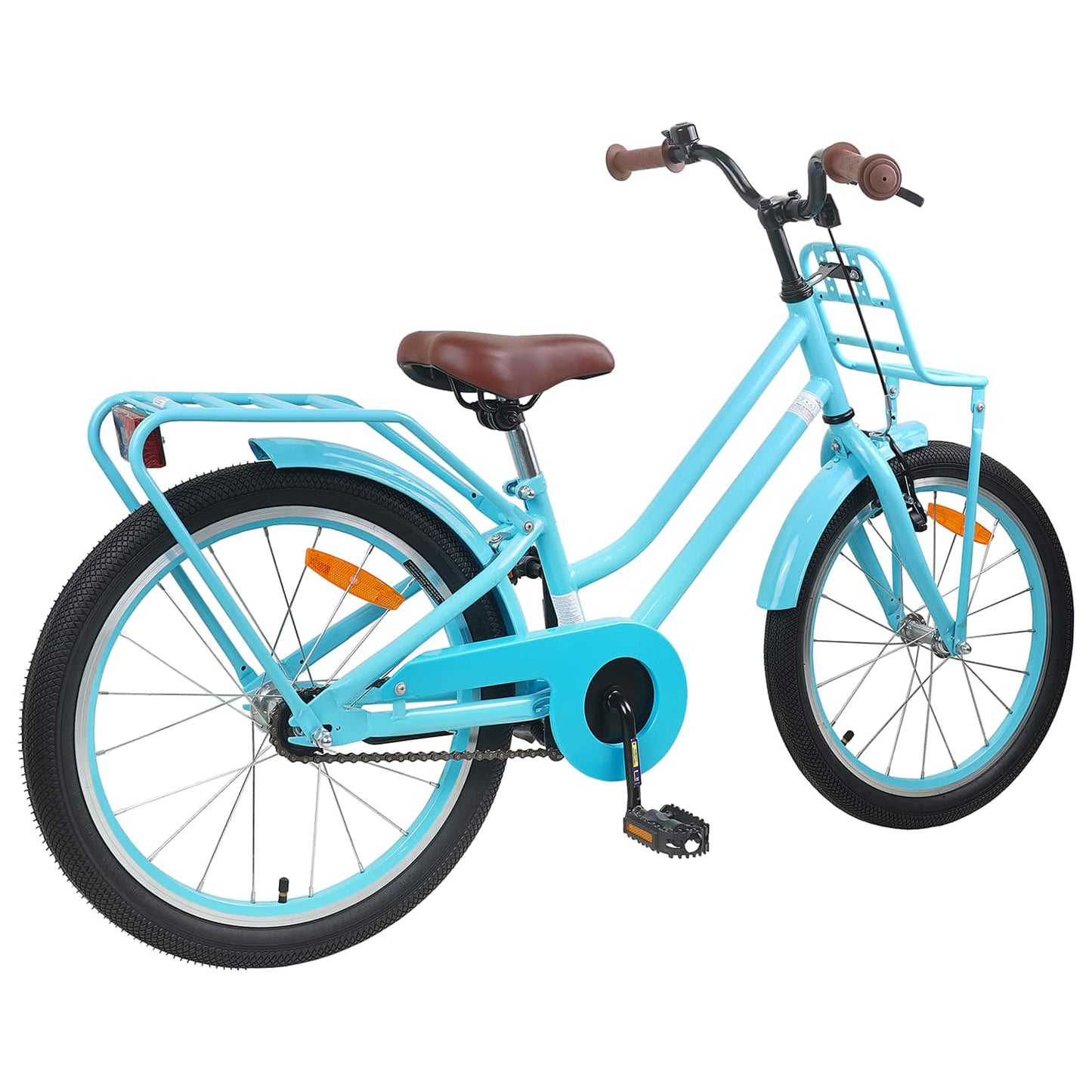 Børnecykel 18 tommer til 5-7 år gammel Lyseblå