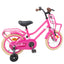 Børnecykel 14 tommer anbefalet til 3-5 år gammel Mørk pink
