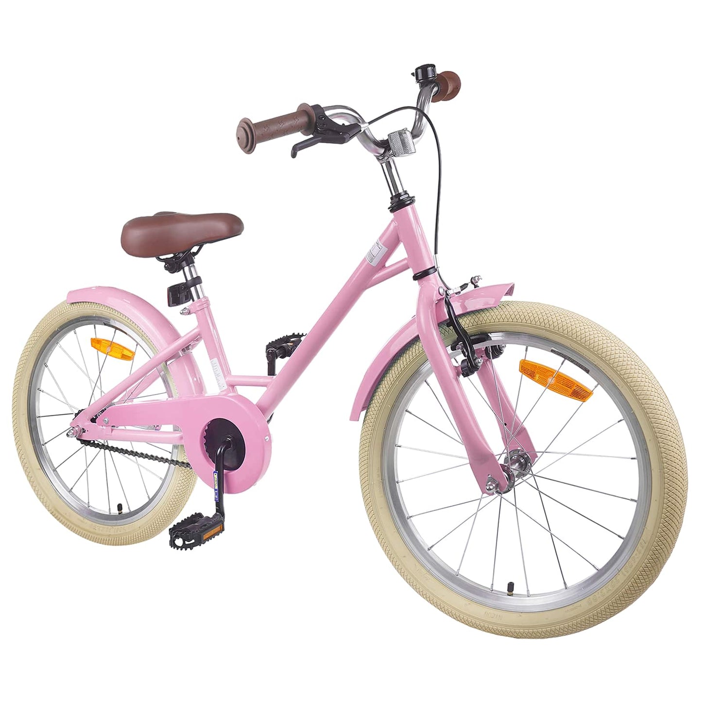 Børnecykel 20 tommer til børn i alderen 6-11 år Lys pink