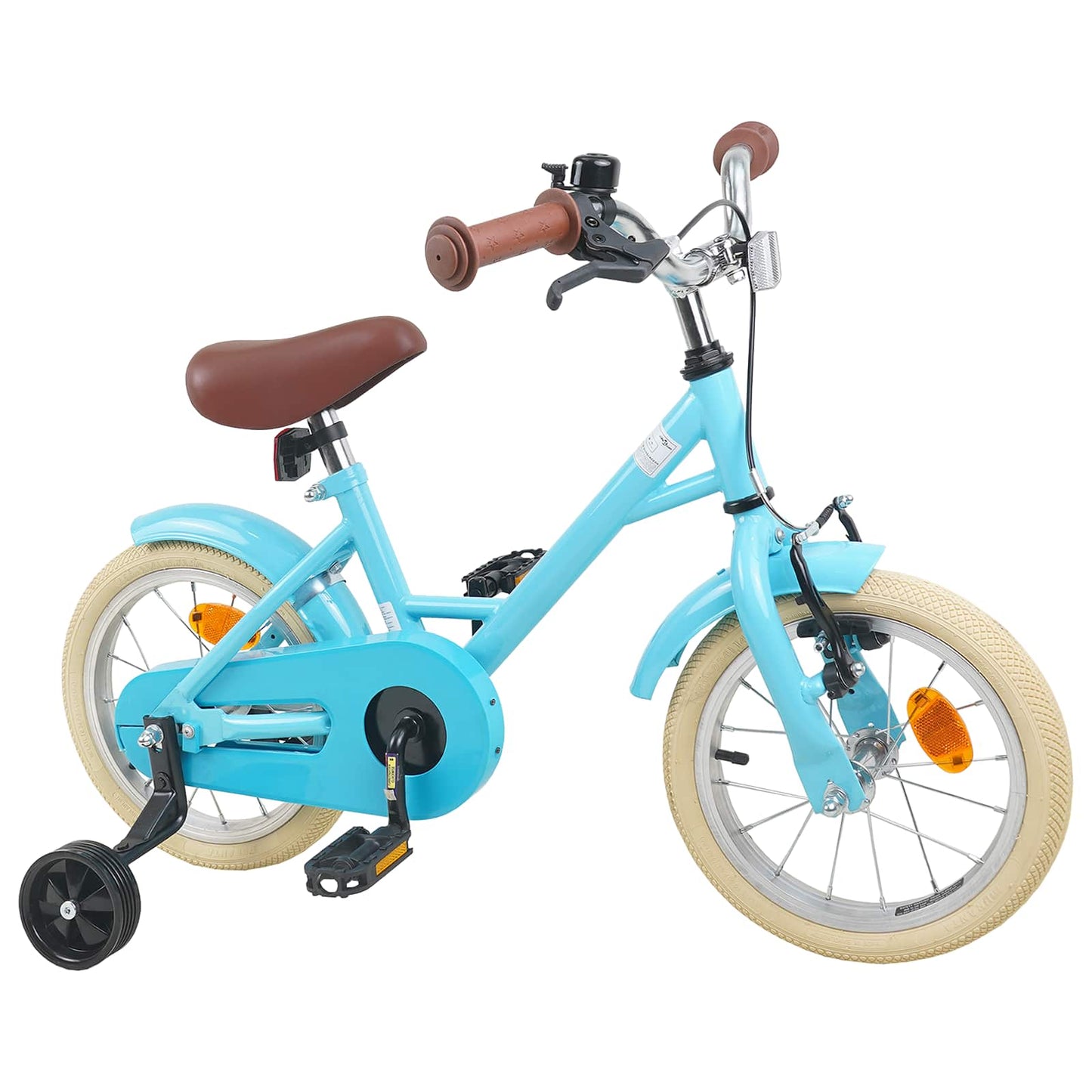 Børnecykel 14 tommer anbefalet til 3-5 år gammel Lyseblå