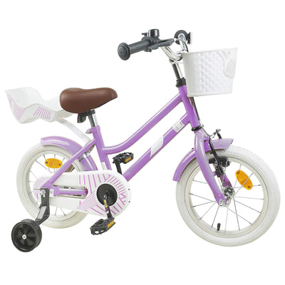 Børnecykel 12 tommer til 2-4 år gamle Lilla