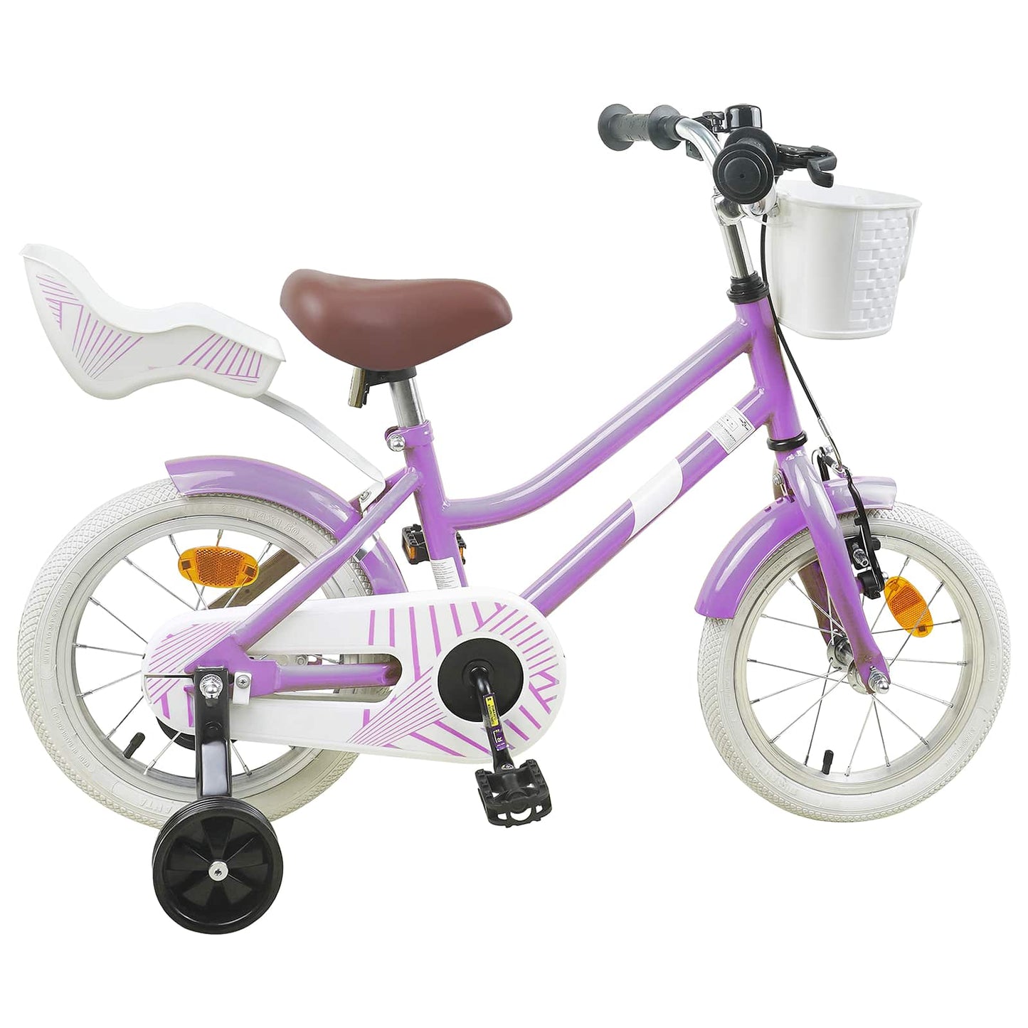 Børnecykel 12 tommer til 2-4 år gamle Lilla