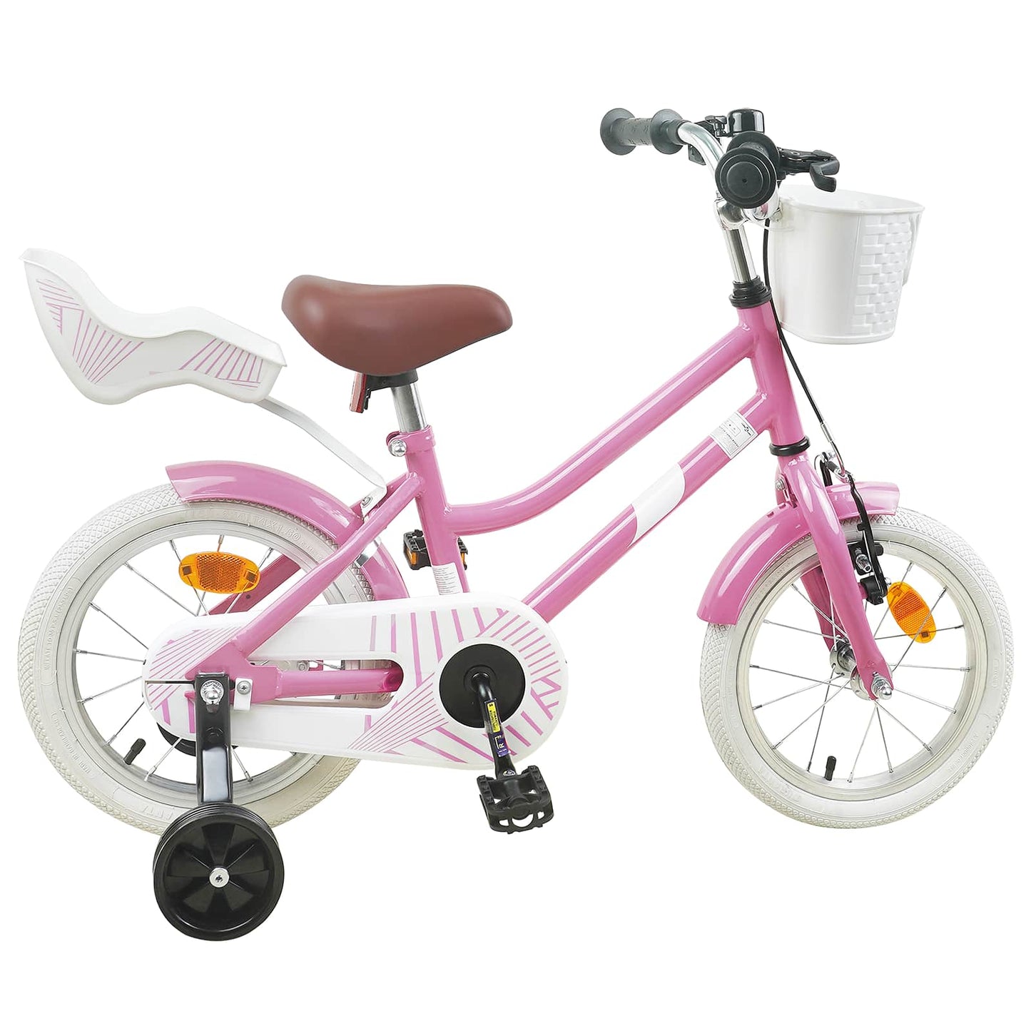 Børnecykel 12 tommer til 2-4 år gamle Lys pink
