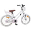 Børnecykel 18 tommer til 5-7 år gammel Hvid