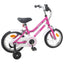Børnecykel 12 tommer til 2-4 år gamle Pink Hvid