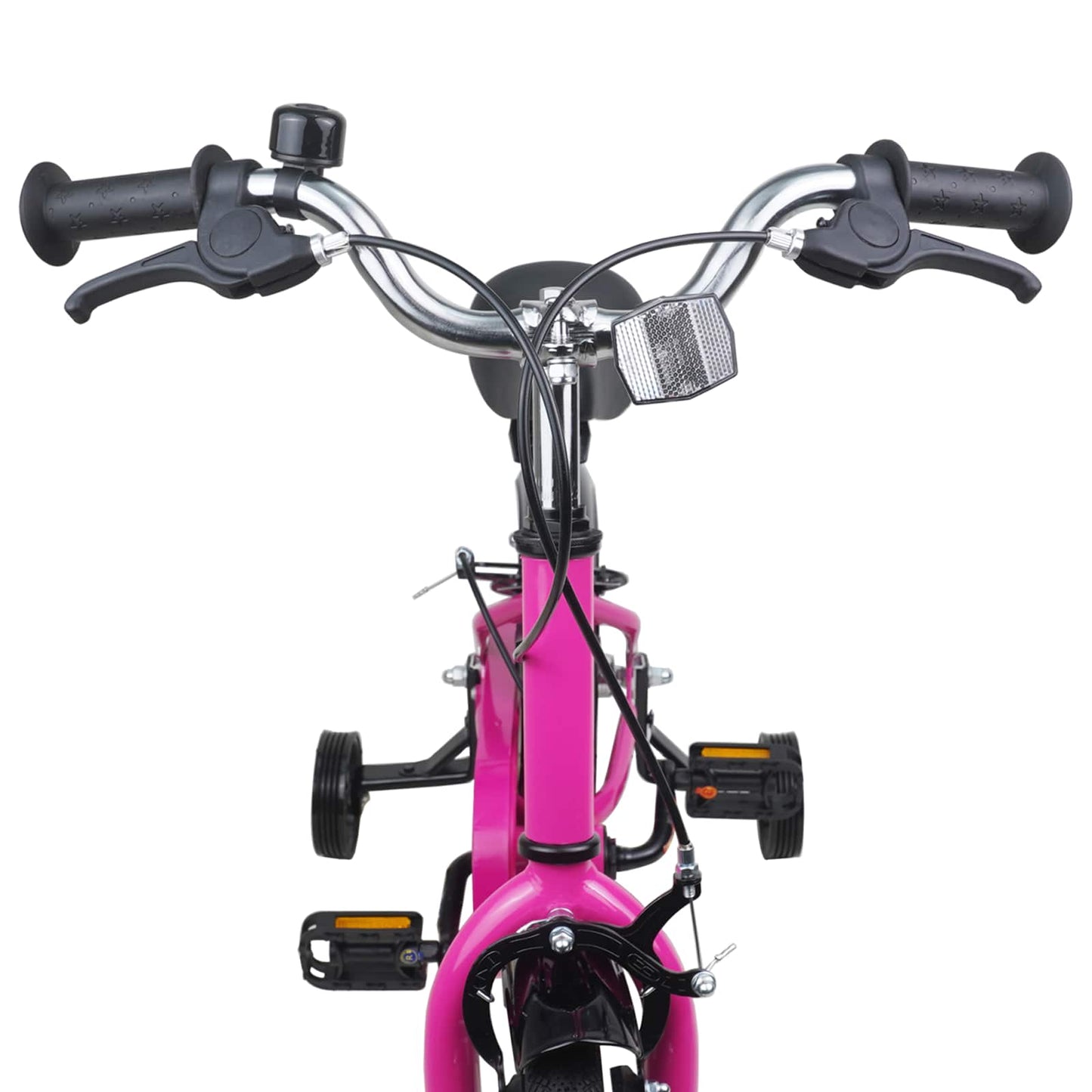 Børnecykel 12 tommer til 2-4 år gamle Pink Sort