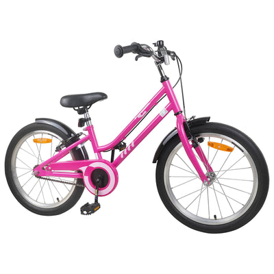 Børnecykel 24 tommer til 8-12 år Pink Sort