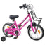 Børnecykel 14 tommer anbefalet til 3-5 år gammel Pink og Sort