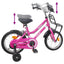 Børnecykel 14 tommer anbefalet til 3-5 år gammel Pink og Sort