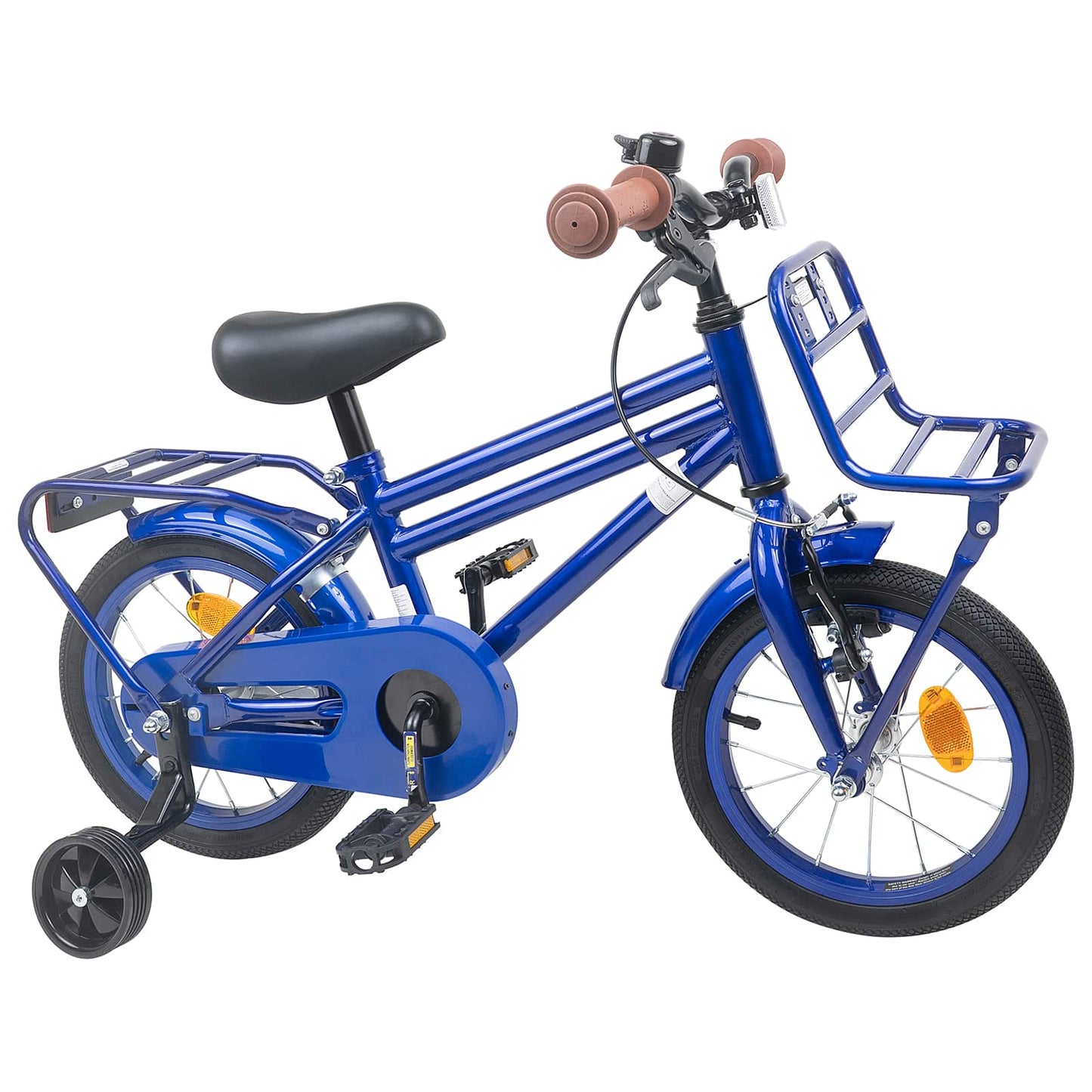 Børnecykel 14 tommer anbefalet til 3-5 år gammel Mørk blå