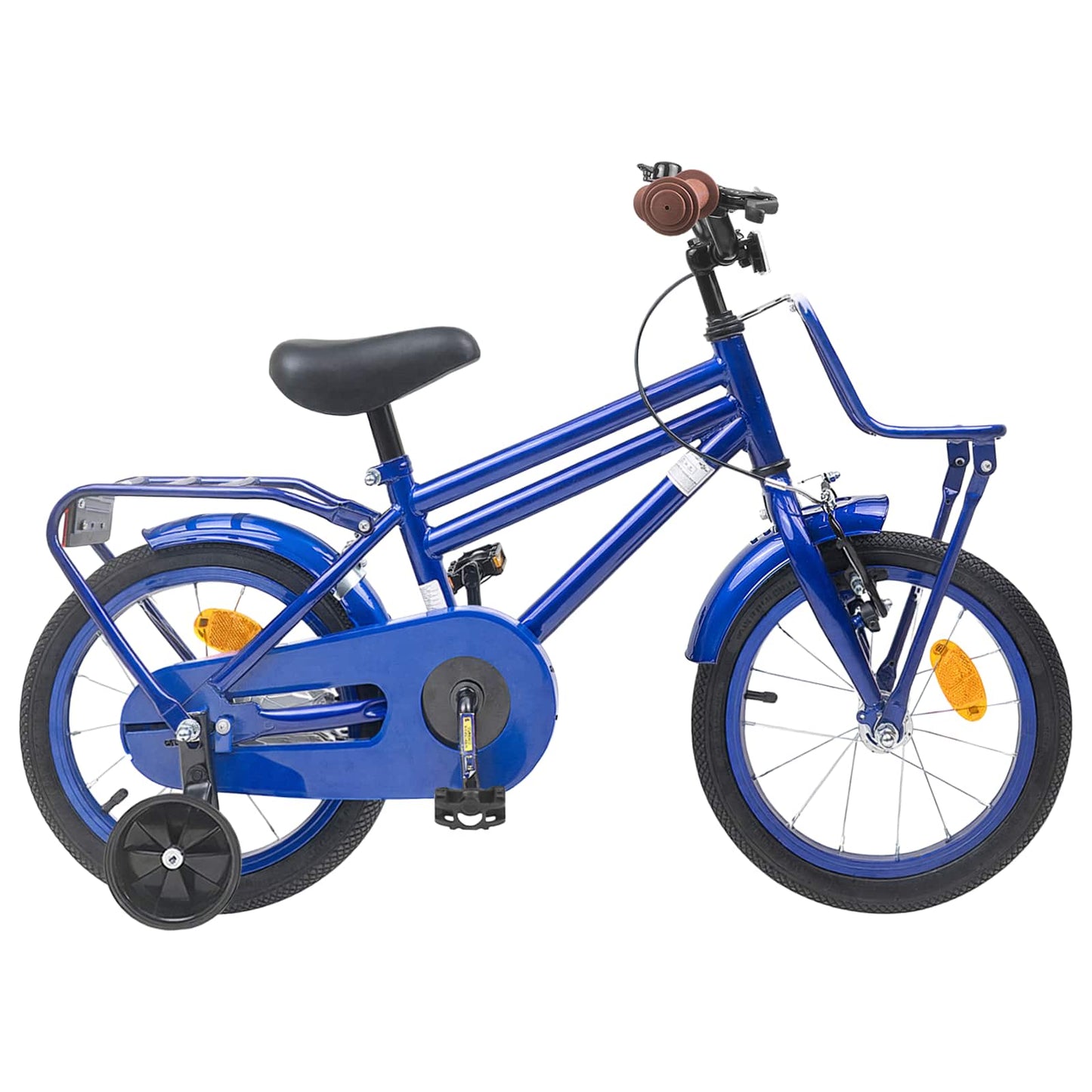 Børnecykel 14 tommer anbefalet til 3-5 år gammel Mørk blå