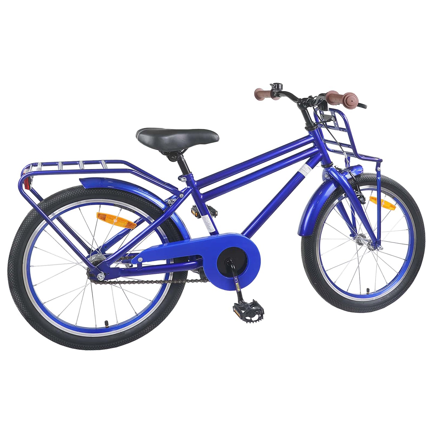 Børnecykel 18 tommer til 5-7 år gammel Mørk blå