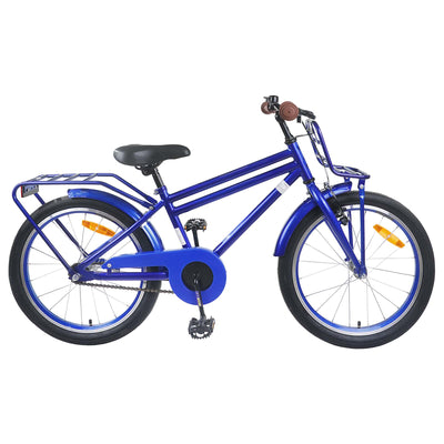 Børnecykel 22 tommer til 7-12 år gammel Mørk blå