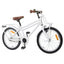 Børnecykel 18 tommer til 5-7 år gammel Hvid