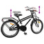 Børnecykel 22 tommer til 7-12 år gammel Sort