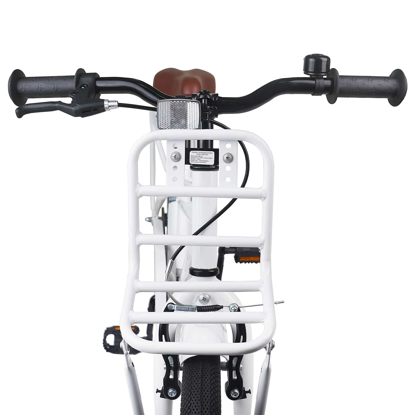 Børnecykel 20 tommer til børn i alderen 6-11 år Hvid