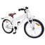 Børnecykel 20 tommer til børn i alderen 6-11 år Hvid