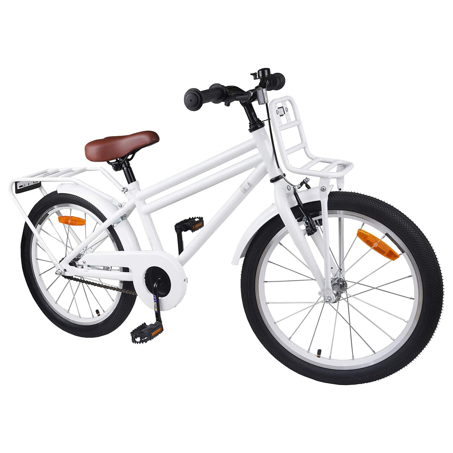 Børnecykel 20 tommer til børn i alderen 6-11 år Hvid
