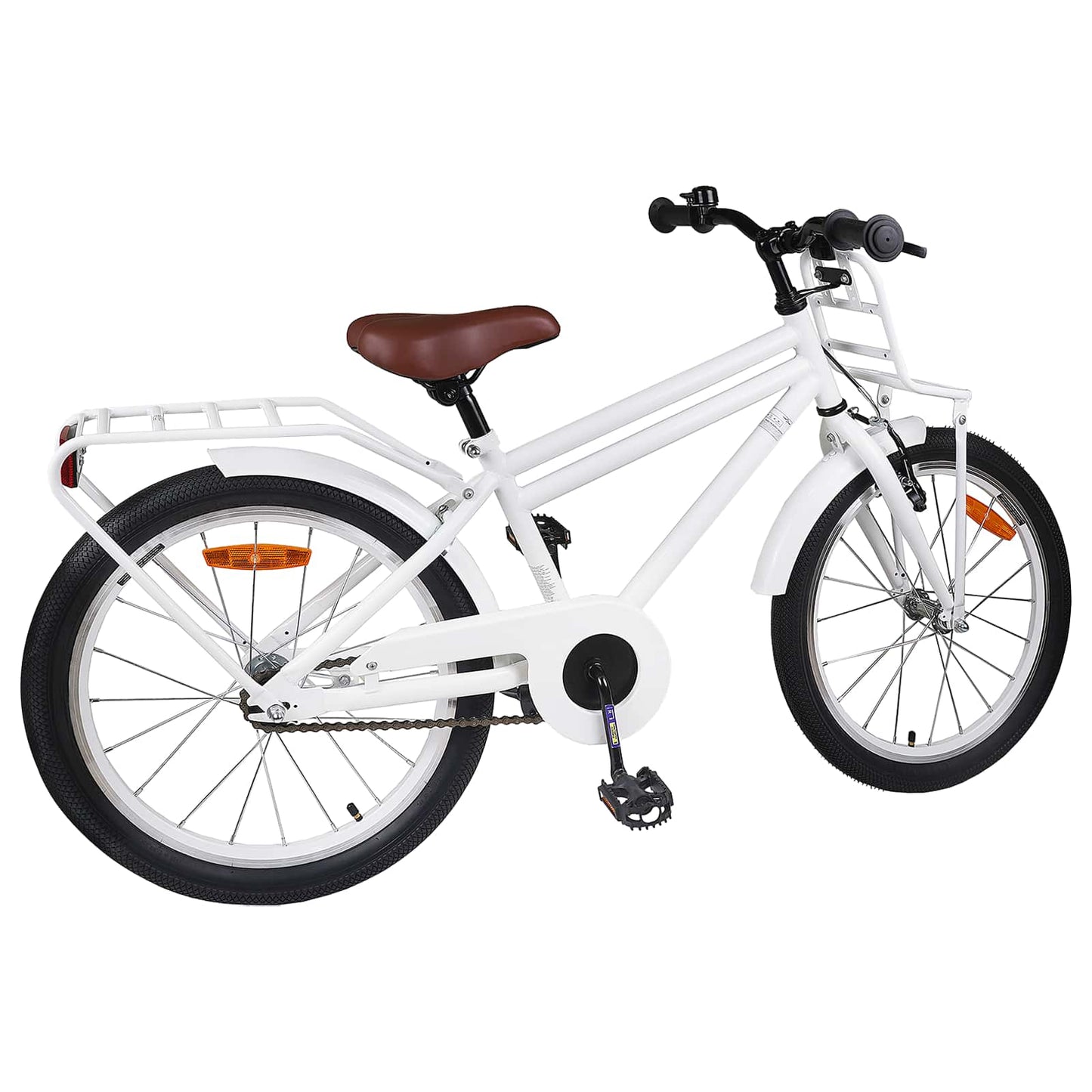 Børnecykel 20 tommer til børn i alderen 6-11 år Hvid
