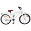 Børnecykel 20 tommer til børn i alderen 6-11 år Hvid