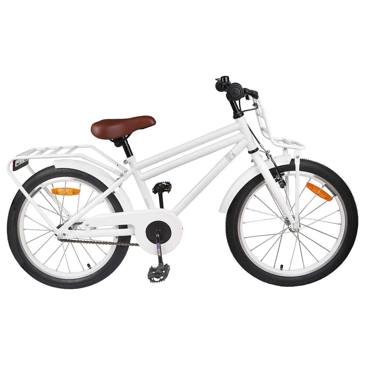 Børnecykel 20 tommer til børn i alderen 6-11 år Hvid