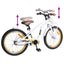 Børnecykel 18 tommer til 5-7 år gammel Hvid