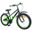 Børnecykel 20 tommer til børn i alderen 6-11 år Grøn Sort