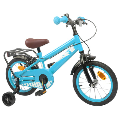 Børnecykel 14 tommer anbefalet til 3-5 år gammel Lyseblå