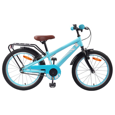 Børnecykel 20 tommer til børn i alderen 6-11 år Lyseblå