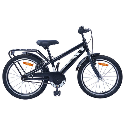 Børnecykel 20 tommer til børn i alderen 6-11 år Sort