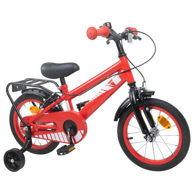 Børnecykel 16 tommer til 4-6 år gamle Rød