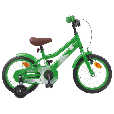 Børnecykel 12 tommer til 2-4 år gamle Grøn