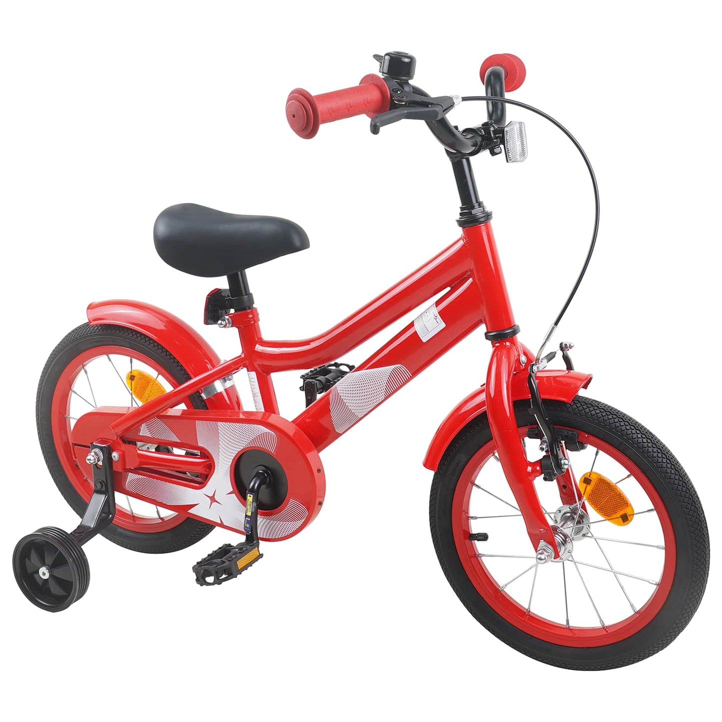 Børnecykel 14 tommer anbefalet til 3-5 år gammel Rød