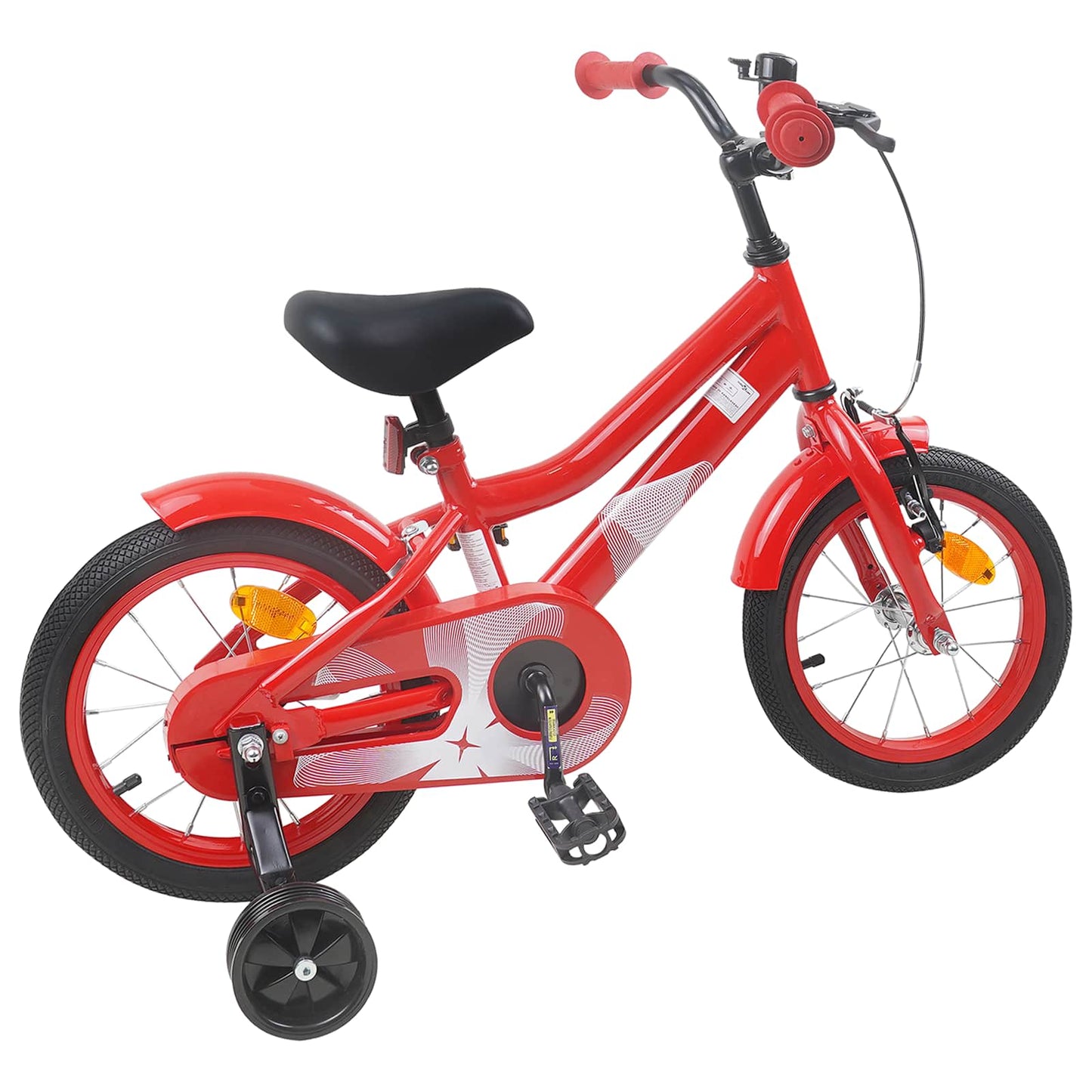 Børnecykel 14 tommer anbefalet til 3-5 år gammel Rød
