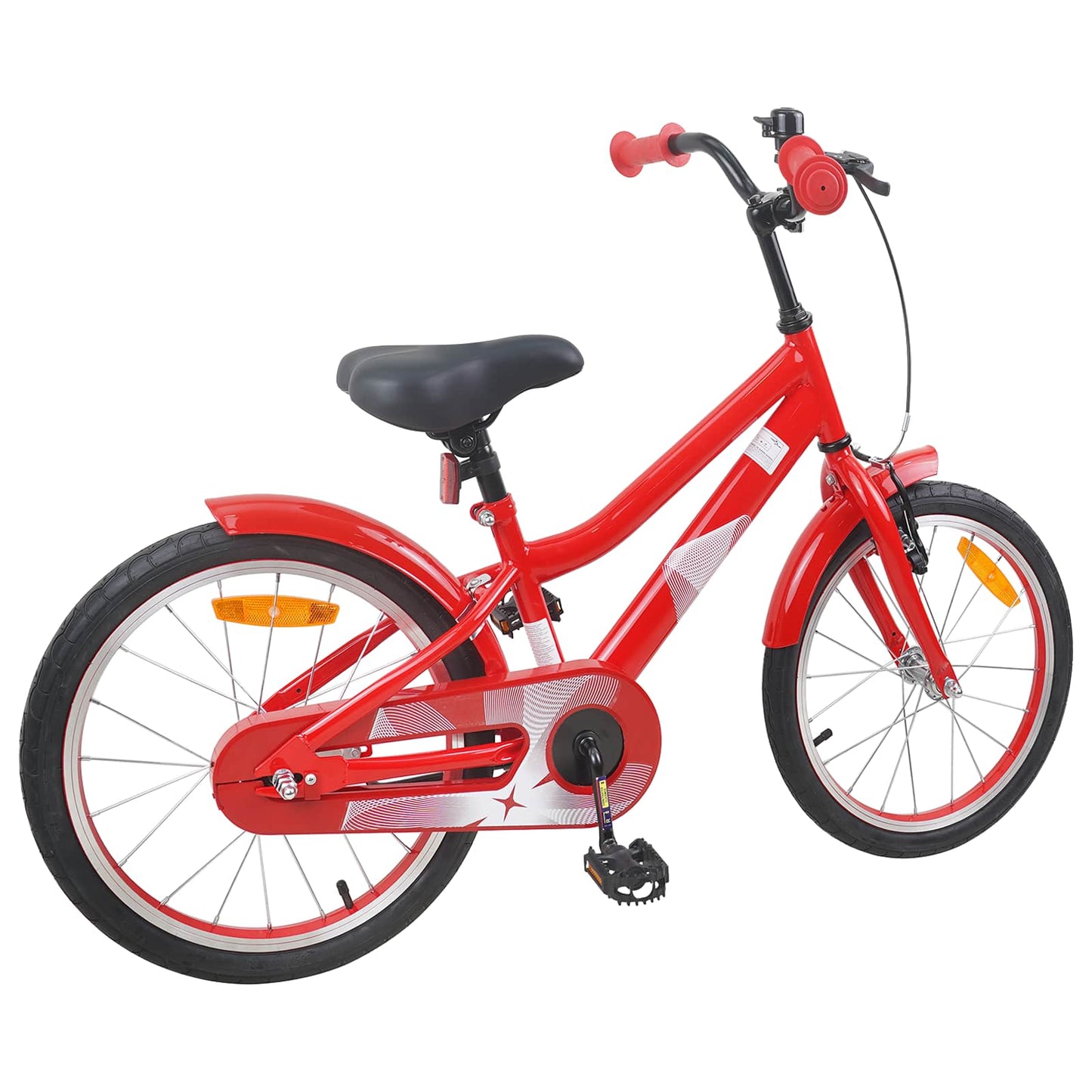 Børnecykel 18 tommer til 5-7 år gammel Rød