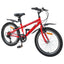 Børnecykel 20 tommer 6-Speed til børn i alderen 6-11 år Rød