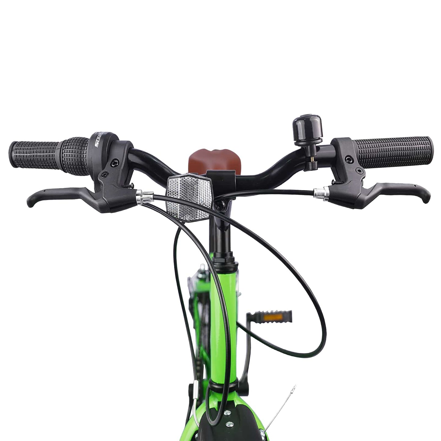 Børnecykel 20 tommer 6-Speed til børn i alderen 6-11 år Grøn