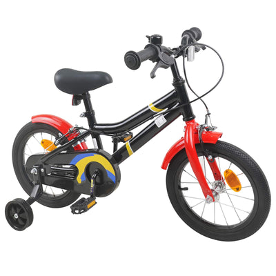 Børnecykel 12 tommer til 2-4 år gamle Sort rød