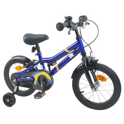 Børnecykel 12 tommer til 2-4 år gamle Blå og Sort