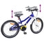 Børnecykel 24 tommer til 8-12 år Blå hvid