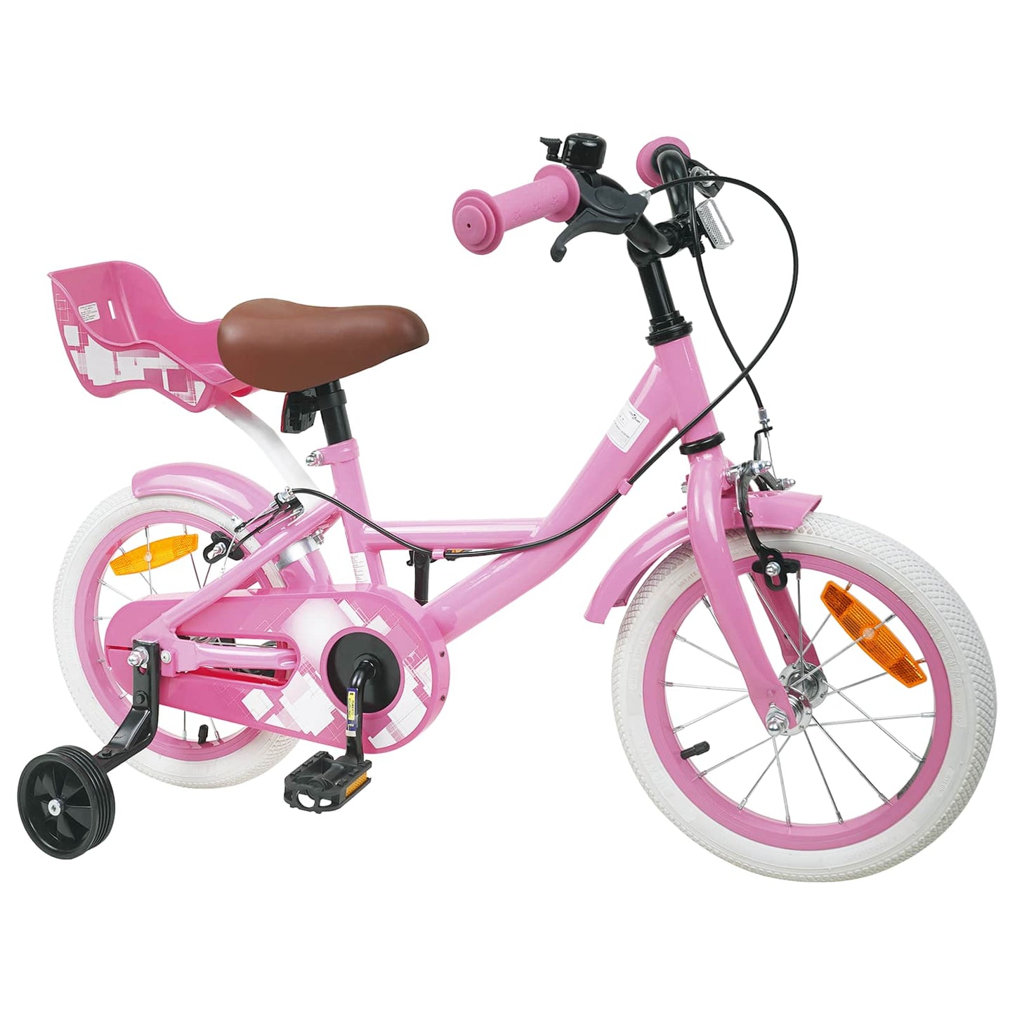 Børnecykel 14 tommer anbefalet til 3-5 år gammel Lys pink