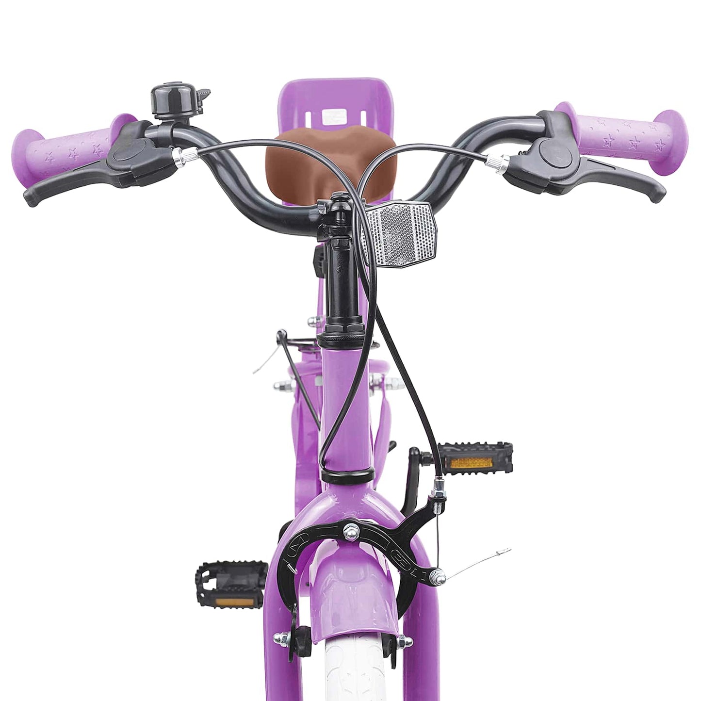 Børnecykel 18 tommer til 5-7 år gammel Lilla